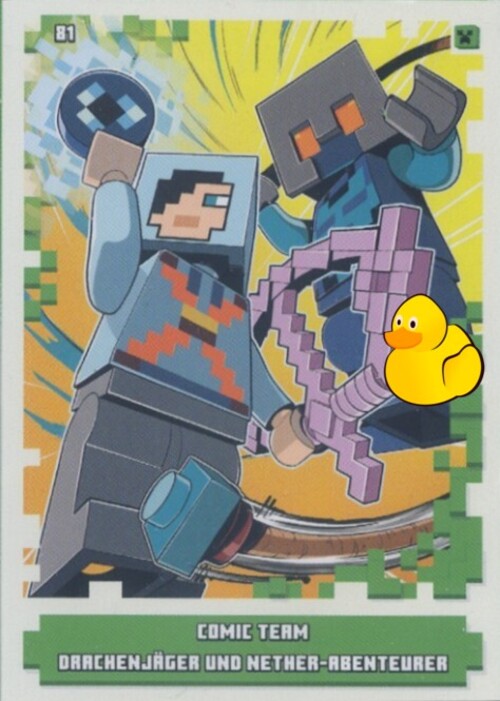 LEGO Minecraft Serie 1 | #081 Comic Team Drachenjäger und Nether-Abenteurer