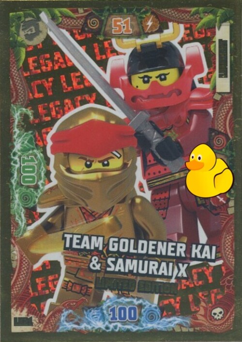 LEGO Ninjago Serie 6 | #LE21 Team Goldener Kai & Samurai X 