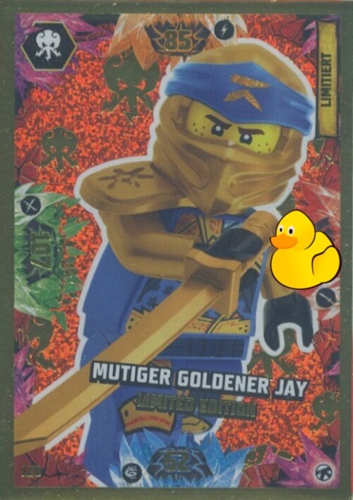 LEGO Ninjago Serie 8 Next Level | #LE08 Mutiger Goldener Jay