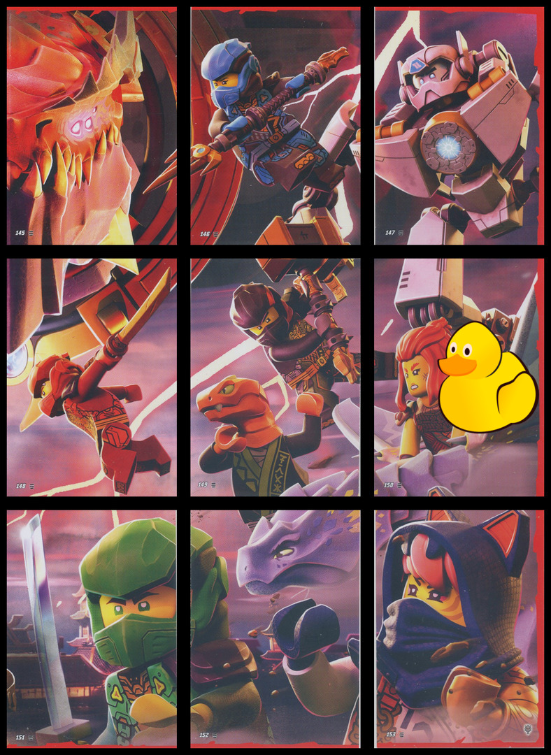 LEGO Ninjago Serie 11 Puzzle-Paket #2 (145 - 153)
