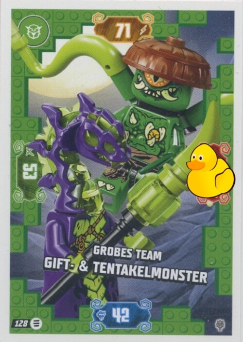 LEGO Ninjago Serie 11 | #128 Grobes Team Gift- & Tentakelmonster