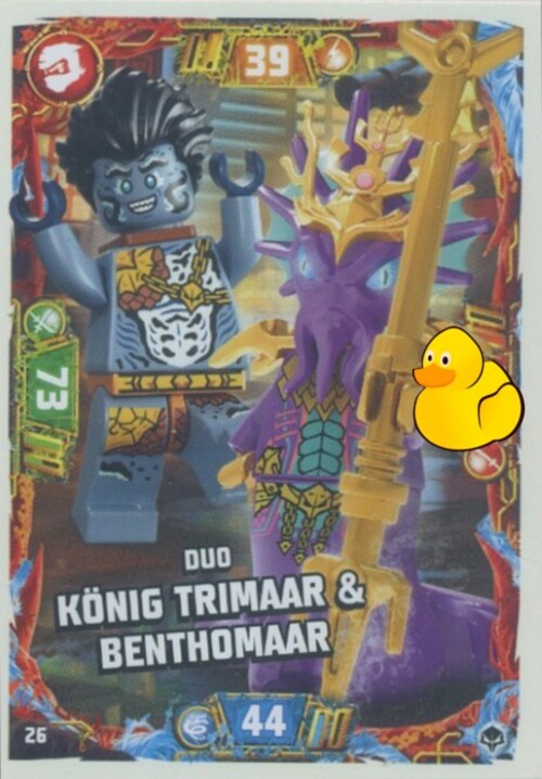 LEGO Ninjago Serie 7 Next Level | #026 Duo König Trimaar & Benthomaar