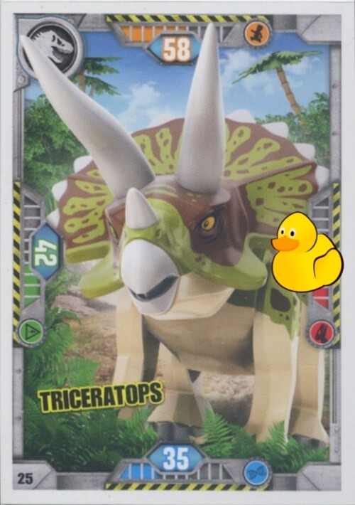 LEGO Jurassic World Serie 1 | #025 Triceratops