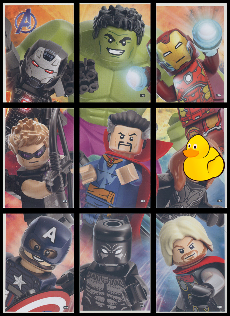 LEGO Avengers Serie 1 Puzzle-Paket #3 (172 - 180)
