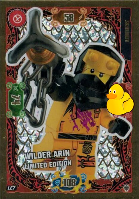 LEGO Ninjago Serie 11 | #LE007 Wilder Arin Limited Edition