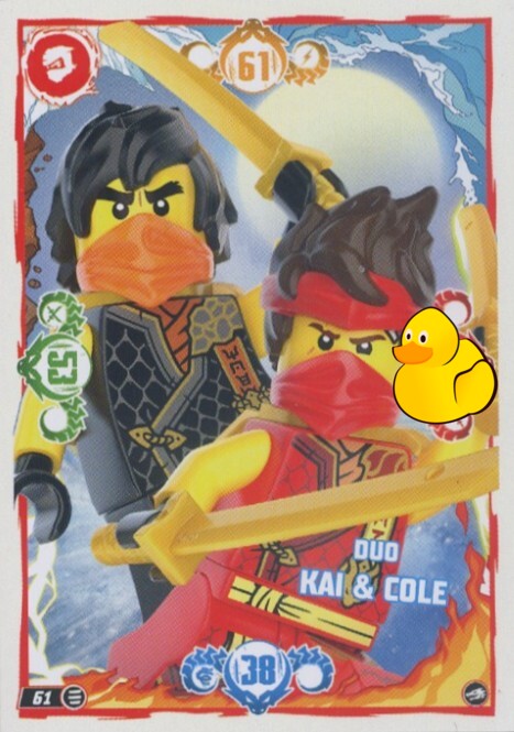 LEGO Ninjago Serie 10 | #061 Duo Kai & Cole