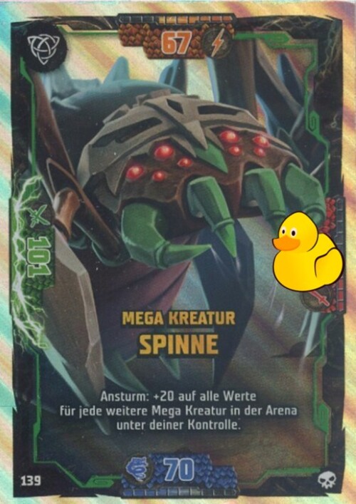 LEGO Ninjago Serie 6 | #139 Mega Kreatur Spinne