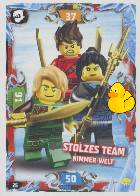 LEGO Ninjago Serie 5 Next Level | #025 Stolzes Team Nimmer-Welt 