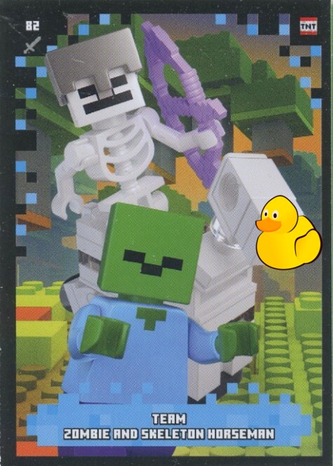 LEGO Minecraft Serie 2 | #082 Team Zombie and Skeleton Horseman
