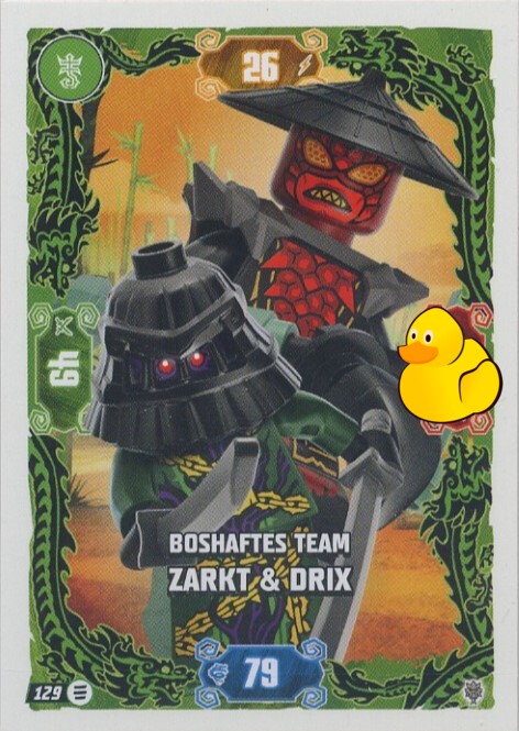LEGO Ninjago Serie 11 | #129 Boshaftes Team Zarkt & Drix