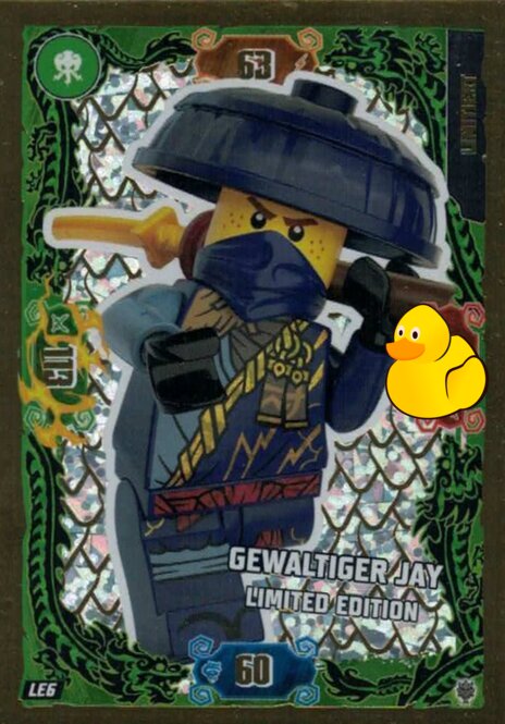 LEGO Ninjago Serie 11 | #LE006 Gewaltiger Jay Limited Edition