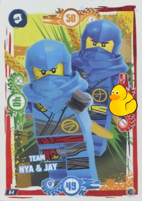 LEGO Ninjago Serie 9 | #064 Team Nya & Jay
