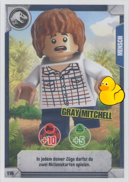 LEGO Jurassic World Serie 1 | #116 Gray Mitchell
