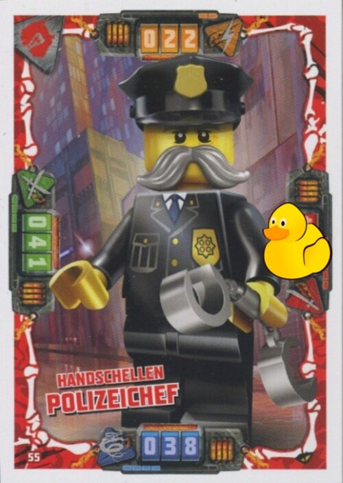 LEGO Ninjago Serie 4 | #055 Handschellen Polizeichef 