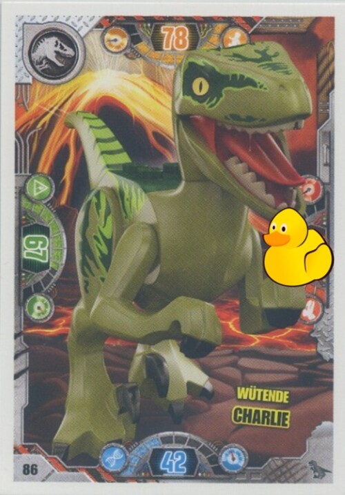 LEGO Jurassic World Serie 2 | #086 Wütende Charlie
