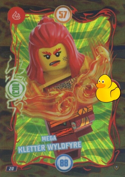LEGO Ninjago Serie 9 Next Level  | #020 Mega Kletter Wyldfyre