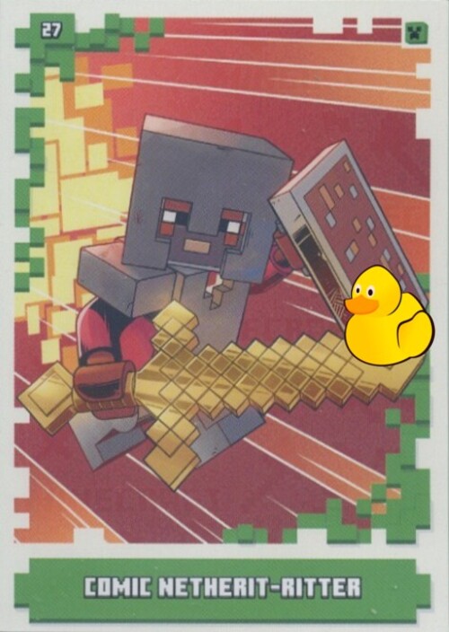 LEGO Minecraft Serie 1 | #027 Comic Netherit Ritter