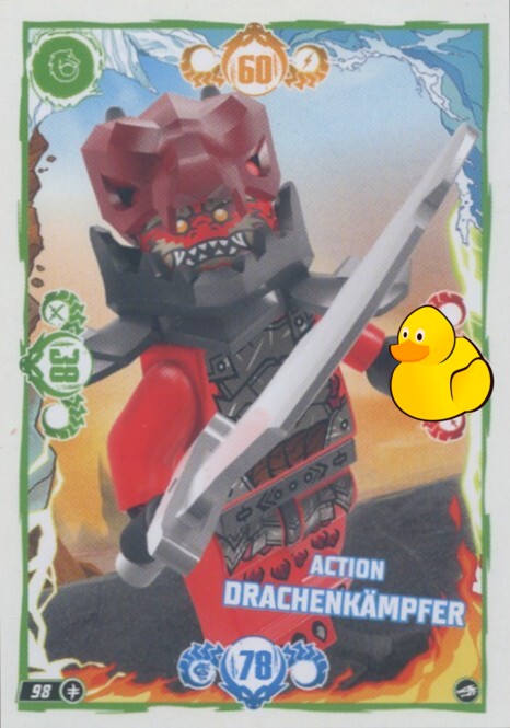 LEGO Ninjago Serie 10 | #098 Action Drachenkämpfer