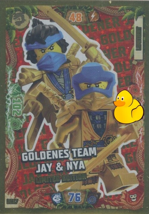 LEGO Ninjago Serie 6 Next Level | #LE17 Goldenes Team Jay & Nya