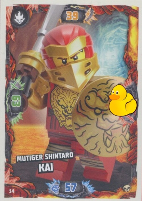 LEGO Ninjago Serie 6 | #014 Mutiger Shintaro Kai 