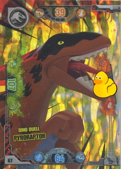 LEGO Jurassic World Serie 2 | #067 Dino Duell Pyroraptor
