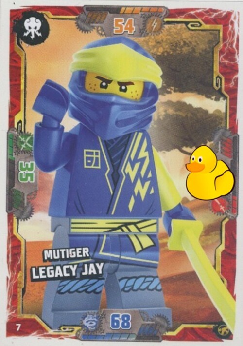 LEGO Ninjago Serie 8 Next Level | #007 Mutiger Legacy Jay