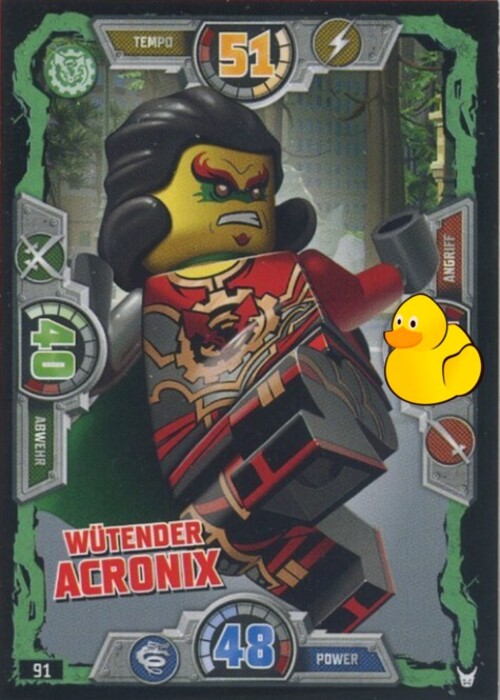 LEGO Ninjago Serie 3 | #091 Wütender Acronix 