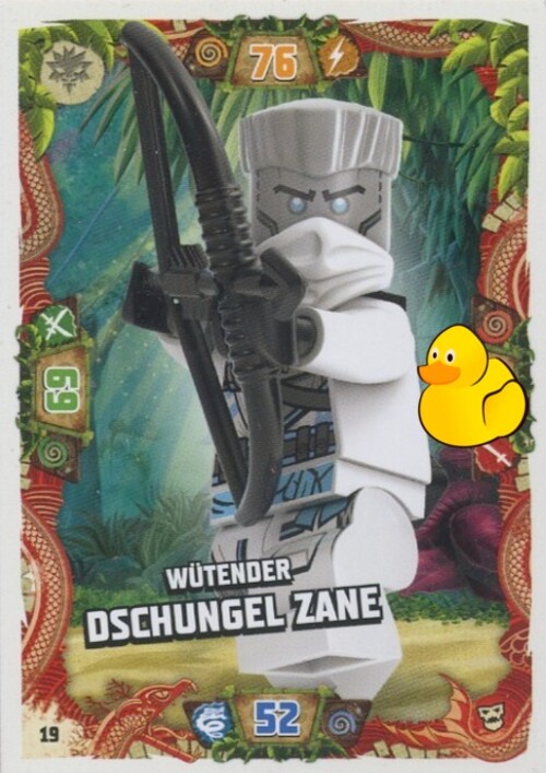 LEGO Ninjago Serie 6 Next Level | #019 Wütender Dschungel Zane 