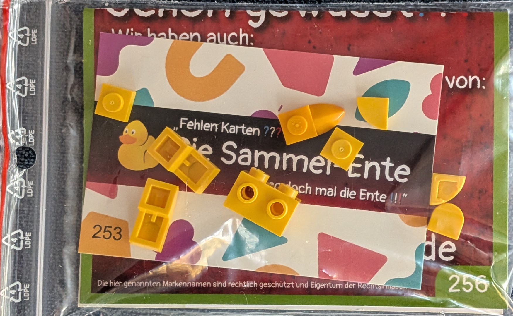 Die Sammel-Ente | Das Maskottchen als LEGO Mini-Set