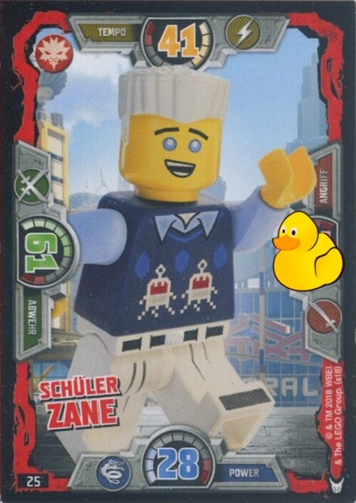 LEGO Ninjago Serie 3 | #025 Schüler Zane 