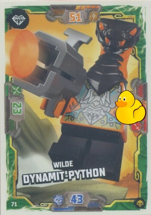 LEGO Ninjago Serie 7 Next Level | #071 Wilde Dynamit-Python