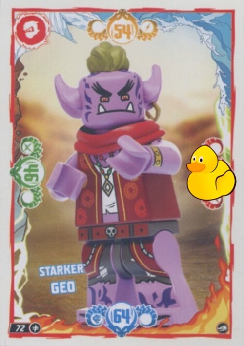 LEGO Ninjago Serie 10 | #072 Starker Geo