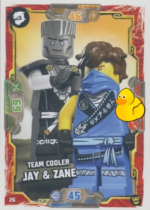 LEGO Ninjago Serie 6 Next Level | #026 Team Cooler Jay & Zane 