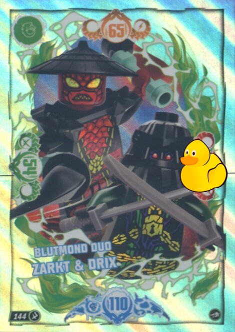 LEGO Ninjago Serie 10 | #144 Blutmond Duo Zarkt & Drix