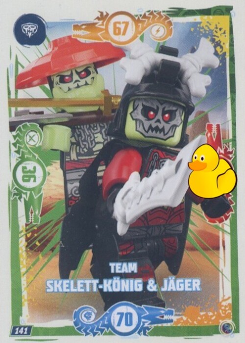 LEGO Ninjago Serie 9 | #141 Team Skelett-König & Jäger