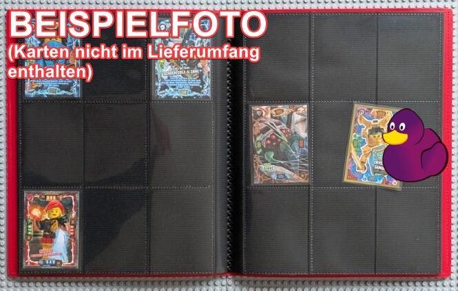 Basis-Sammelalbum mit Elastikband-Verschluss | Rot