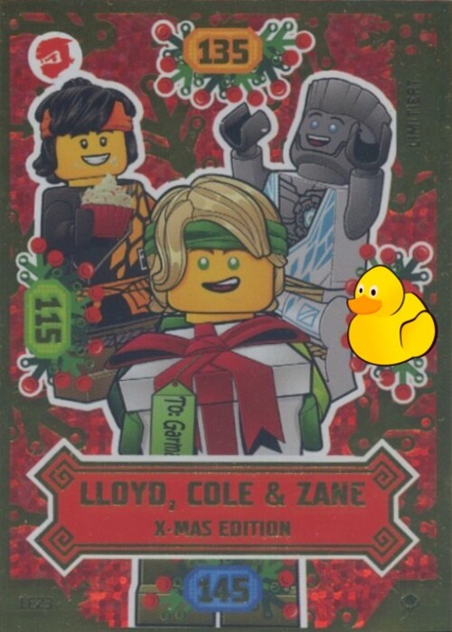 LEGO Ninjago Serie 7 Next Level | #LE23 Lloyd, Cole & Zane X-Mas Edition