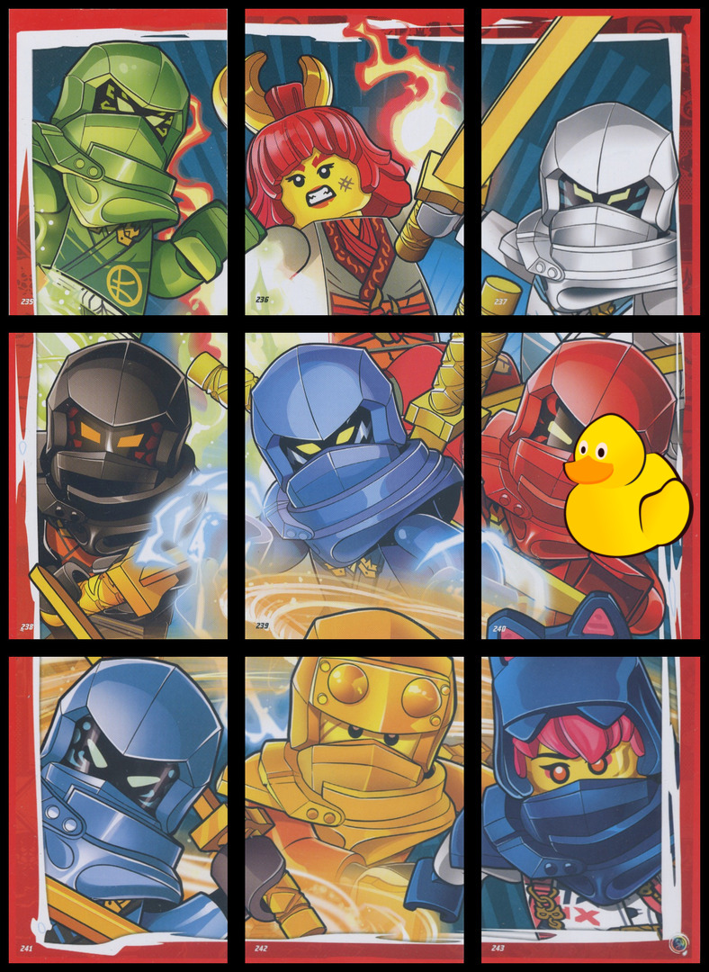 LEGO Ninjago Serie 9 Puzzle-Paket #2 (235 - 243)