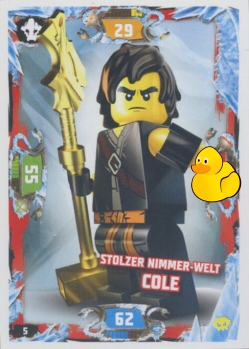 LEGO Ninjago Serie 5 Next Level | #005 Stolzer Nimmer-Welt Cole 