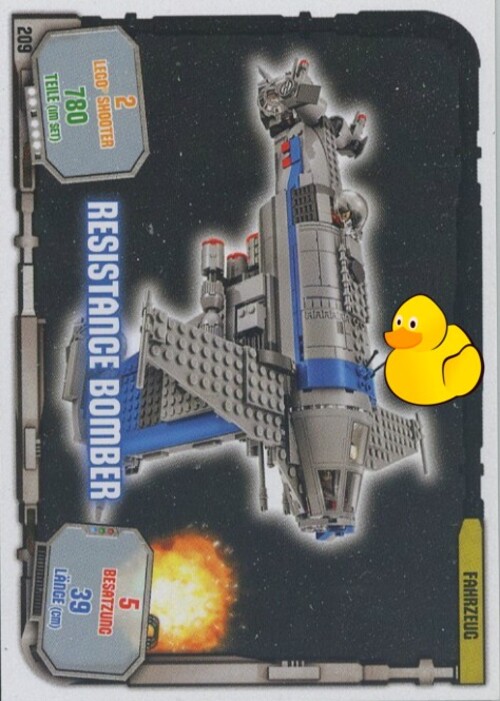 LEGO Star Wars TCC 2018 | #209 Resistance Bomber 