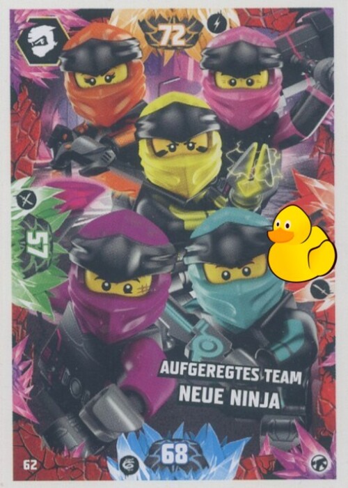 LEGO Ninjago Serie 8 Next Level | #062 Aufgeregtes Team Neue Ninja