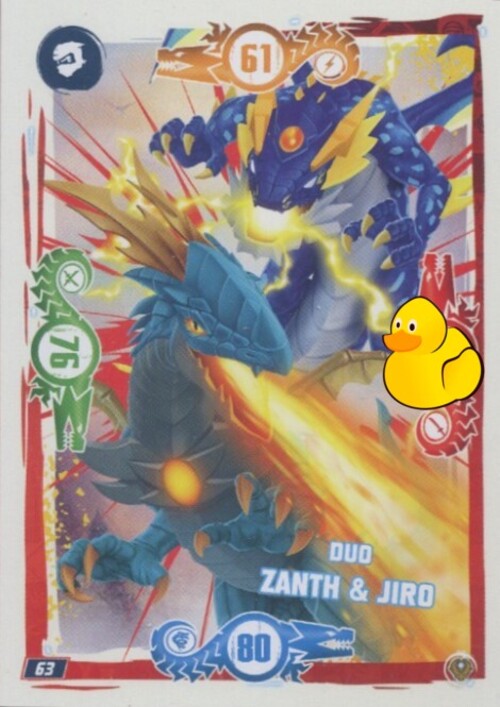 LEGO Ninjago Serie 9 Next Level  | #063 Duo Zanth & Jiro