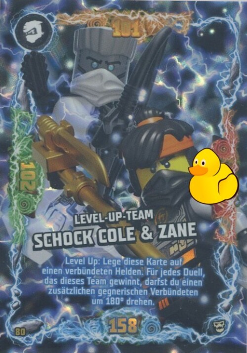LEGO Ninjago Serie 6 Next Level | #080 Schock Cole & Zane