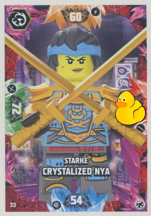 LEGO Ninjago Serie 8 Next Level | #033 Starke Crystalized Nya
