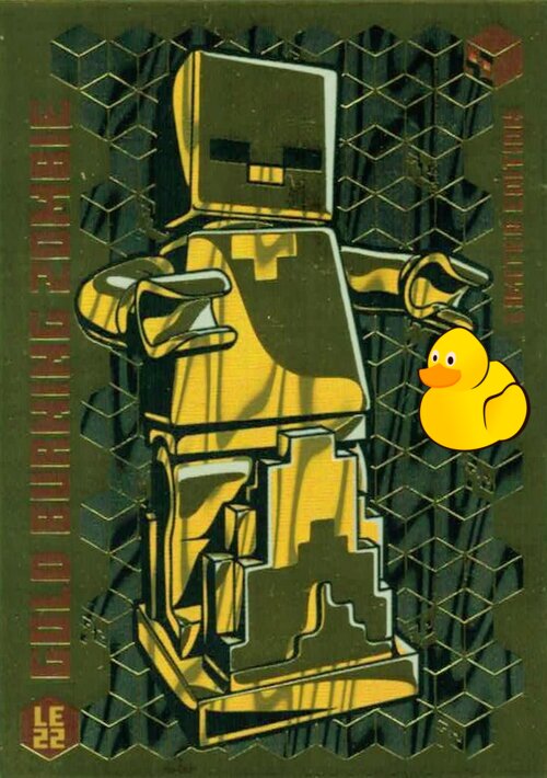 LEGO Minecraft Serie 3 | #LE022 Gold Burning Zombie