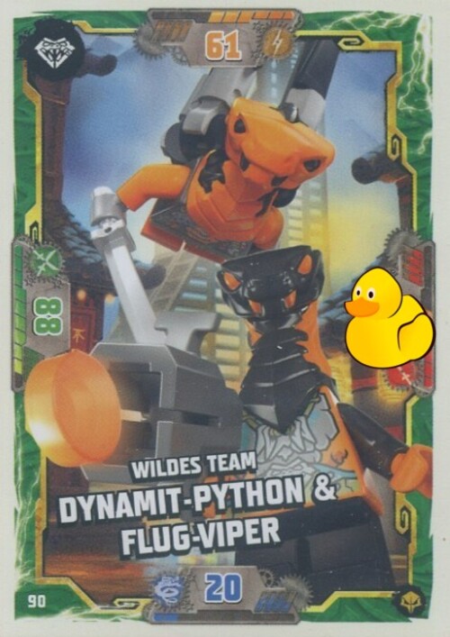 LEGO Ninjago Serie 7 Next Level | #090 Wildes Team Dynamit-Python & Flug-Viper