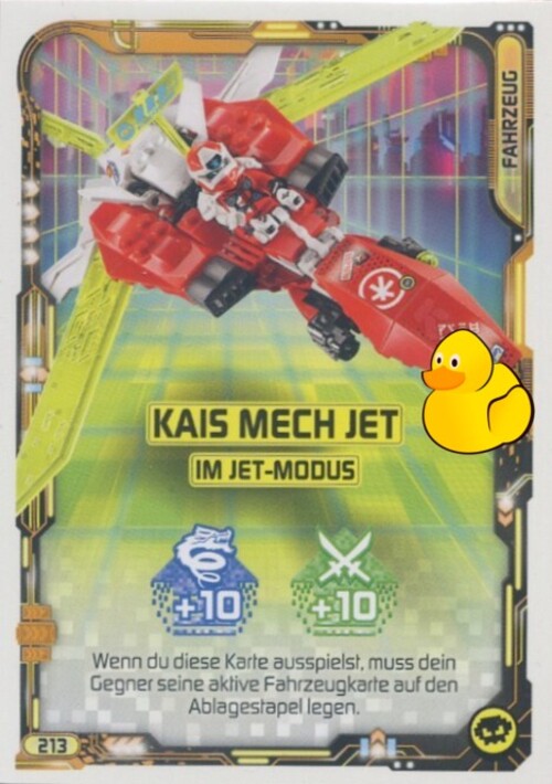 LEGO Ninjago Serie 5 | #213 Kais Mech Jet im Jet-Modus 