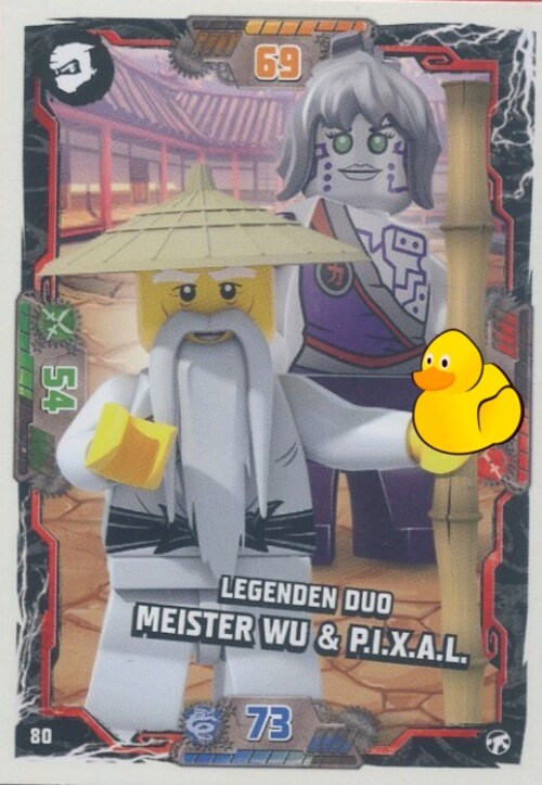 LEGO Ninjago Serie 8 Next Level | #080 Legenden Duo Meister Wu & P.I.X.A.L.