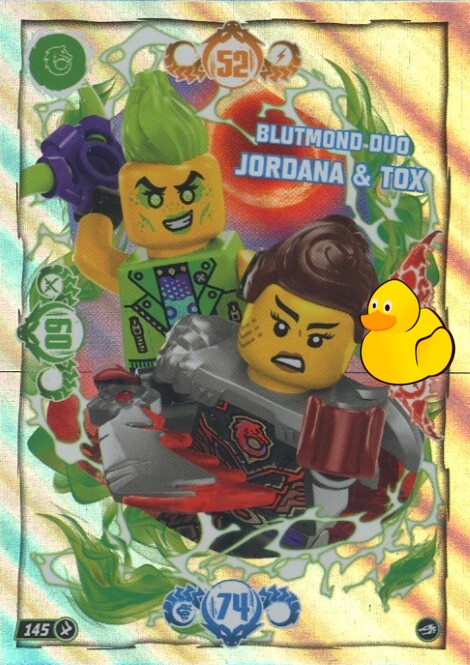 LEGO Ninjago Serie 10 | #145 Blutmond Duo Jordana & Tox