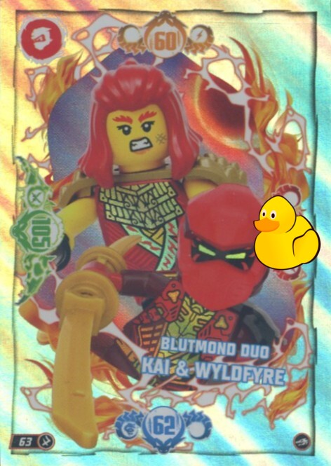 LEGO Ninjago Serie 10 | #063 Blutmond Duo Kai & Wyldfyre